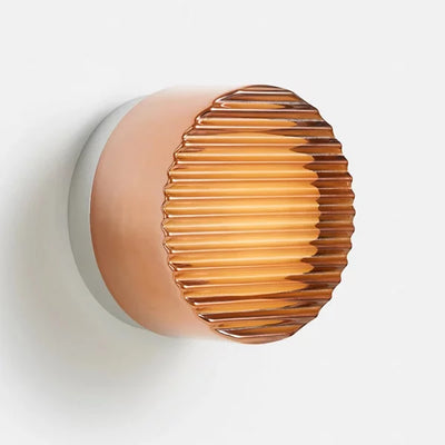 Applique Murale LED Moderne en Forme Ronde – Éclairage Doux avec Diffuseur en Verre Mylk pour Salon et Chambre