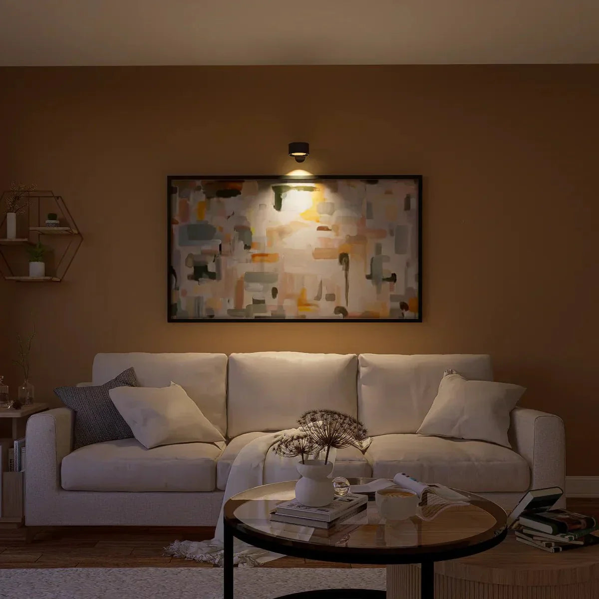 Applique Murale Sans Fil Lumino360 – Éclairage Dimmable & Rotatif