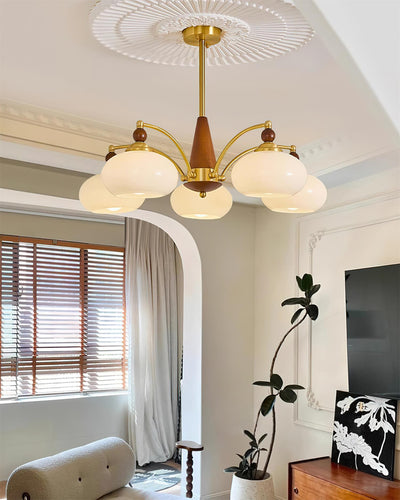 Chandelier Retro Melodica - Élégance Victoriienne et Artisanat Moderne