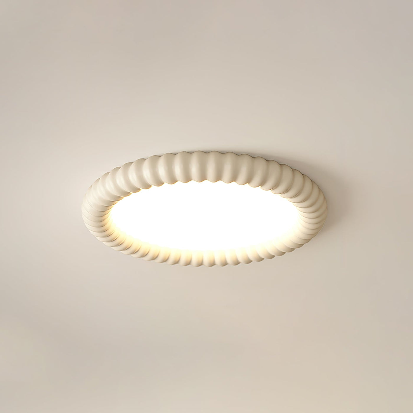 Lampe Plafonnier Ripple Halo - Design Naturel et Apaisant avec Lumière LED Intégrée