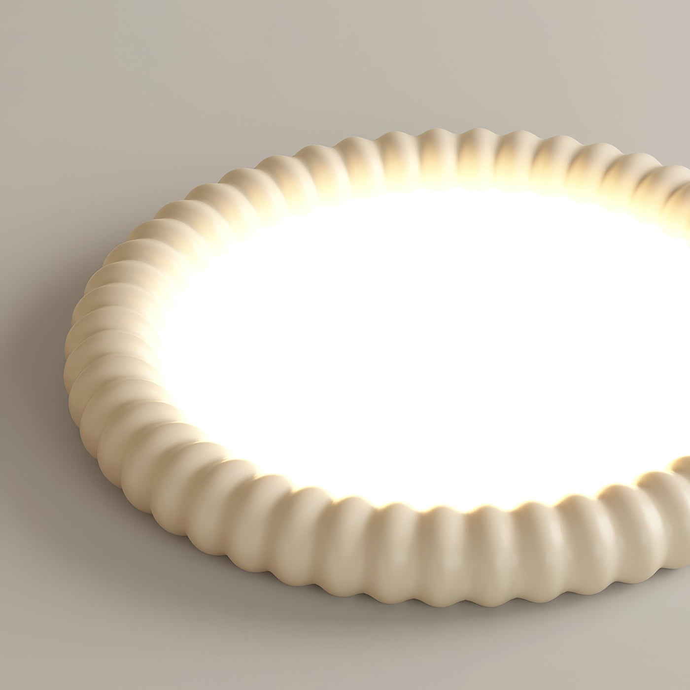Lampe Plafonnier Ripple Halo - Design Naturel et Apaisant avec Lumière LED Intégrée