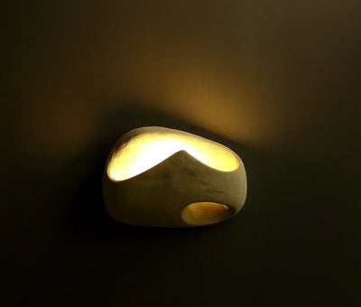 Lampe Murale Édda – Applique en Résine Art-Déco avec Éclairage LED