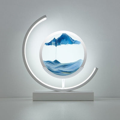 Lampe Art Sand Dynamique 3D – Table LED Relaxante avec Effet Paysage Naturel
