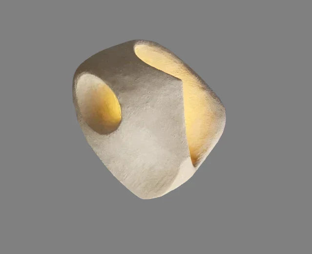 Lampe Murale Édda – Applique en Résine Art-Déco avec Éclairage LED