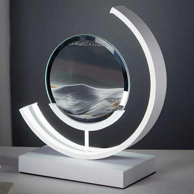 Lampe Art Sand Dynamique 3D – Table LED Relaxante avec Effet Paysage Naturel