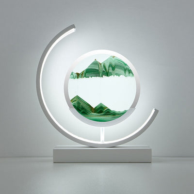 Lampe Art Sand Dynamique 3D – Table LED Relaxante avec Effet Paysage Naturel