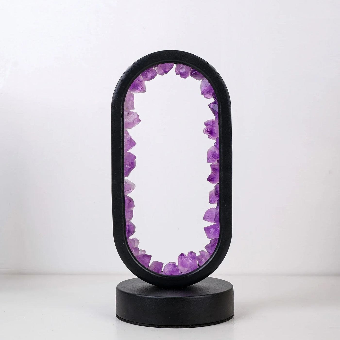 AuraStone | Lampe de calme en améthystes naturelles apaisantes
