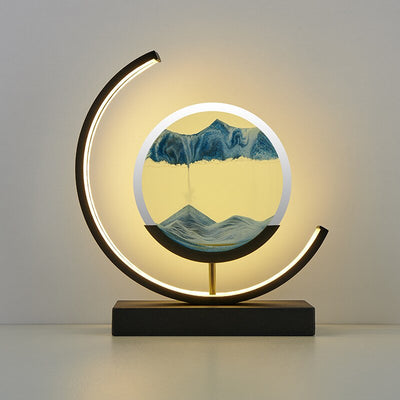 Lampe Art Sand Dynamique 3D – Table LED Relaxante avec Effet Paysage Naturel