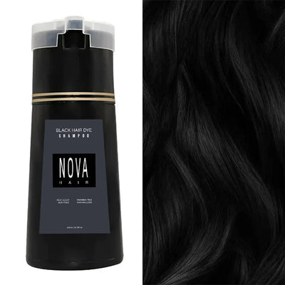 Shampooing Colorant NovaHair Color+ – Couvrance Longue Durée Sans Ammoniaque, Application Facile, 5 Teintes Disponibles