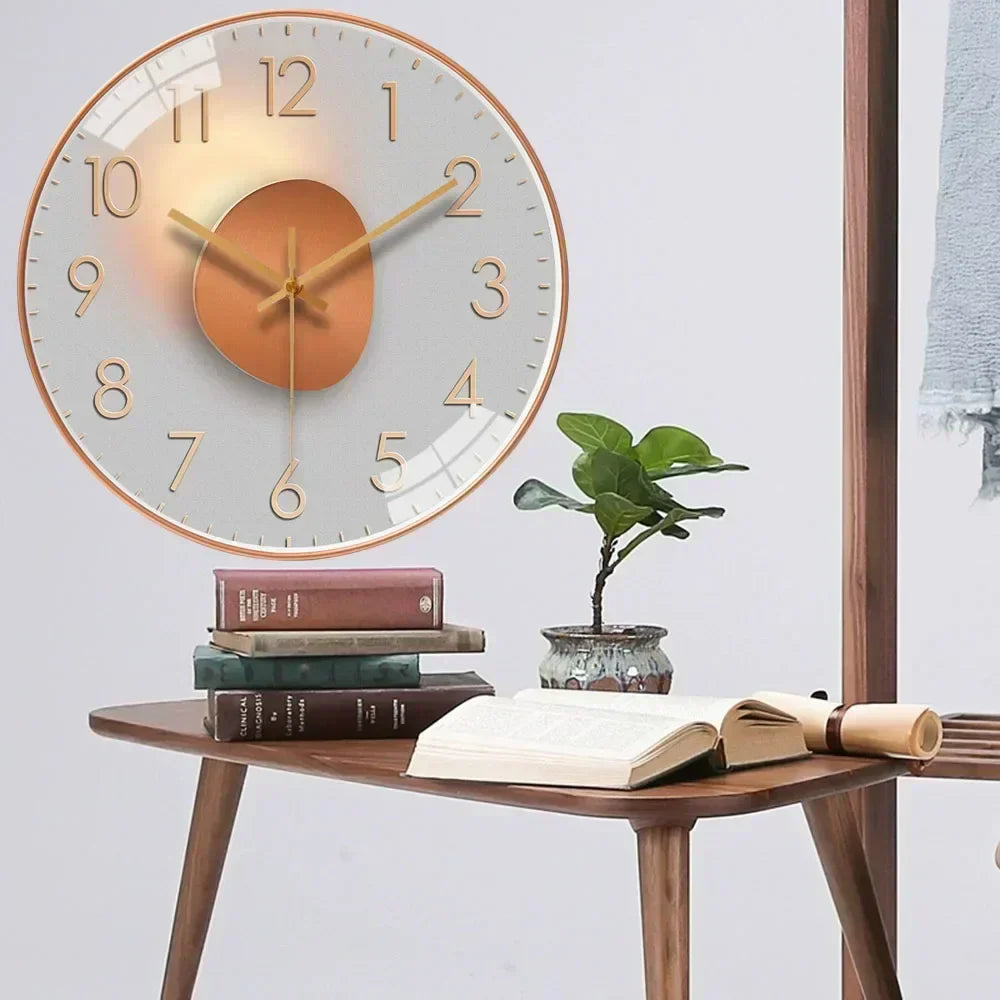 Horloge Murale Silencieuse SilentTime - Design Classique et Élégant