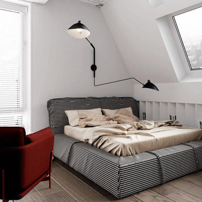 Applique Murale à Bras Unique Mouille-Inspirée – Design Moderne et Flexible
