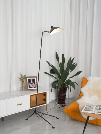 Lampe sur Pied à Trois Bras Mouille-Inspirée – Design Sculptural et Kinetique