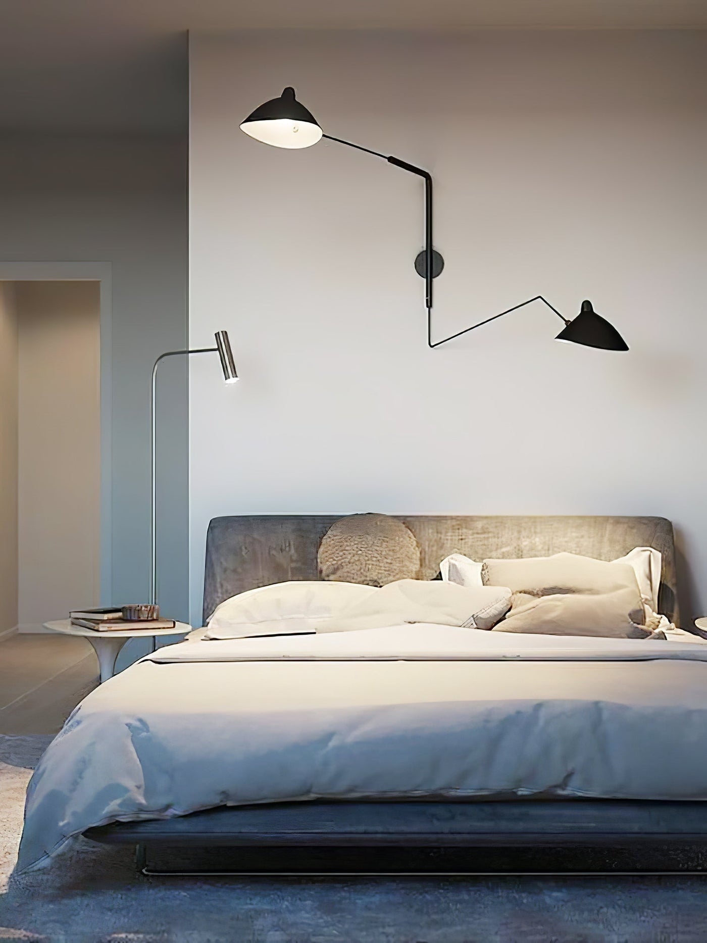 Applique Murale à Bras Unique Mouille-Inspirée – Design Moderne et Flexible