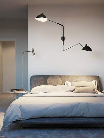 Applique Murale à Bras Unique Mouille-Inspirée – Design Moderne et Flexible