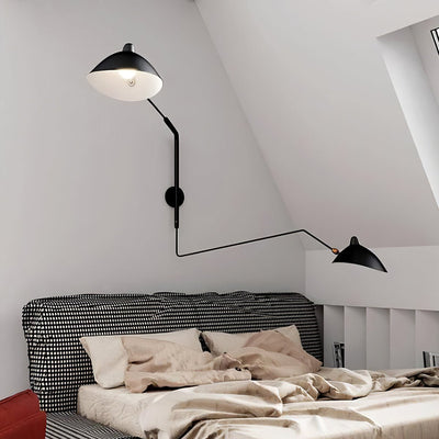Applique Murale à Bras Unique Mouille-Inspirée – Design Moderne et Flexible