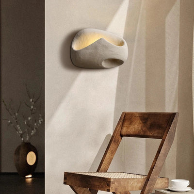 Lampe Murale Édda – Applique en Résine Art-Déco avec Éclairage LED