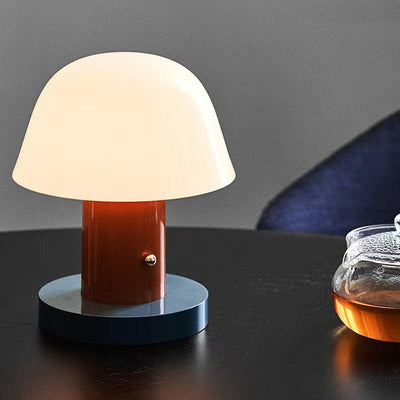 Lampe de Table Champignon LED – Design Naturel et Éclectique