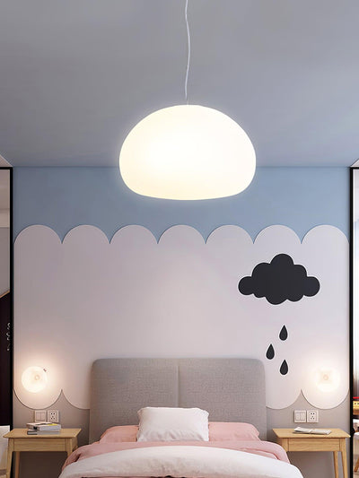 Suspension Steamed Bun - Éclairage Moderne en Verre pour Une Ambiance Chaleureuse