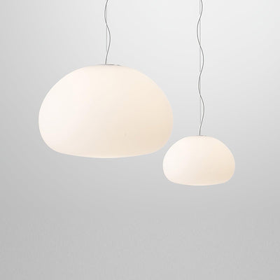Suspension Steamed Bun - Éclairage Moderne en Verre pour Une Ambiance Chaleureuse