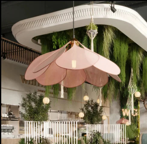 Suspension FloraLume – Élégance Florale & Éclairage Chaleureux