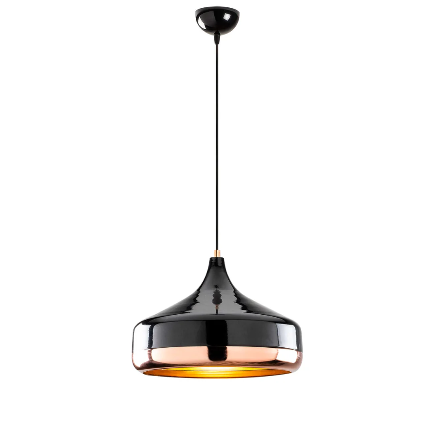 Suspension Midnight Gloss – Luminaire Élégant au Design Contemporain