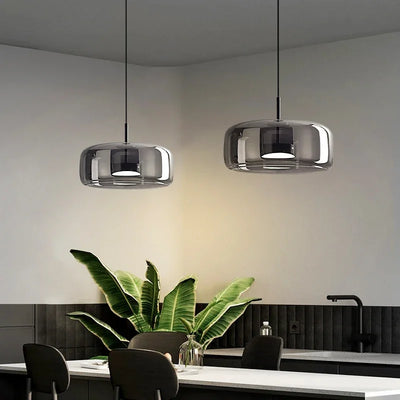 Suspension en Verre Élégante - Design Moderne et Raffiné