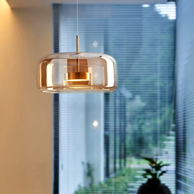 Suspension en Verre Élégante - Design Moderne et Raffiné