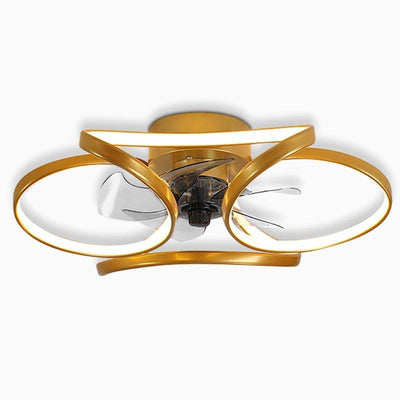 Plafonnier Ventilateur Moderne - Éclairage et Ventilation 2 en 1