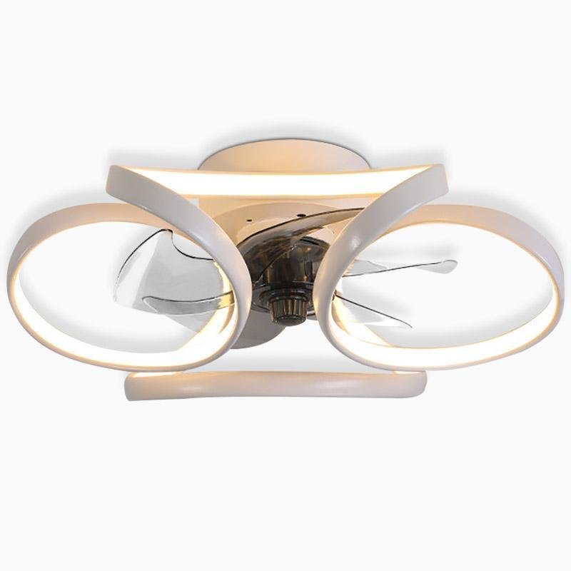 Plafonnier Ventilateur Moderne - Éclairage et Ventilation 2 en 1