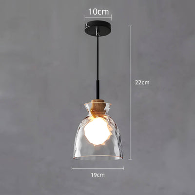 Suspension en Verre TOKYO – Lustre Minimaliste avec 1 ou 3 Têtes