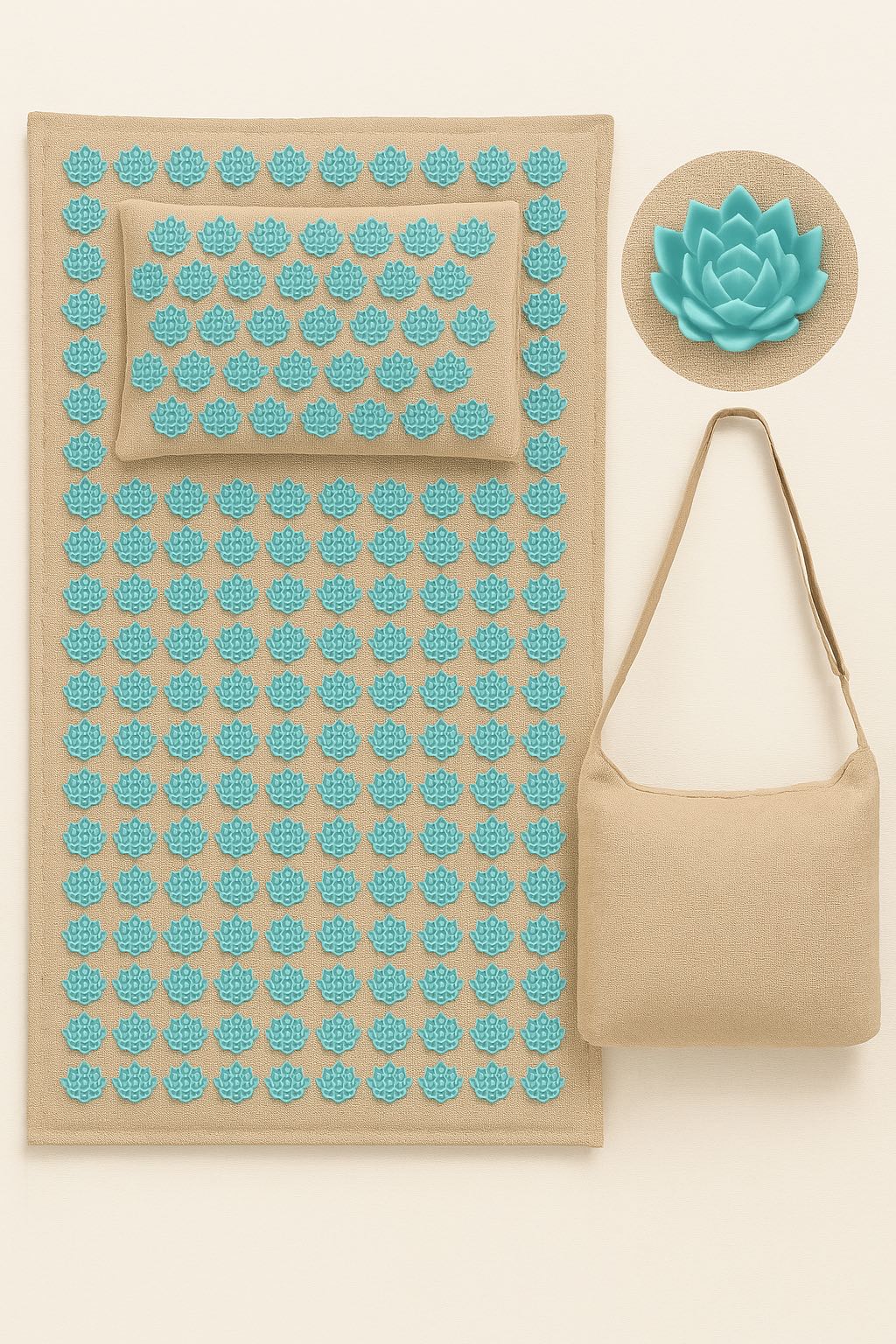 Tapis Champ de Fleurs Florapress – Bien-être naturel par acupression