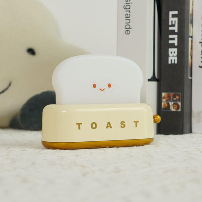 Lampe de Nuit Toaster – Luminaire Décoratif et Portable avec Batterie Rechargeable