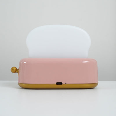 Lampe de Nuit Toaster – Luminaire Décoratif et Portable avec Batterie Rechargeable