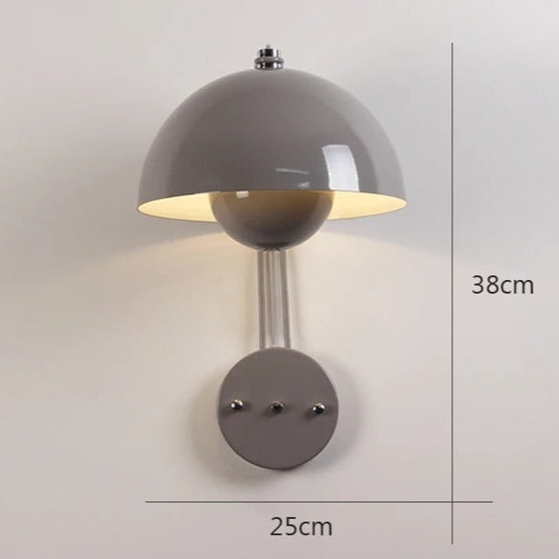 Auroraglo Lampe Murale Moderne - Design en Forme de Fleur, Éclairage LED, Idéale pour Chambre