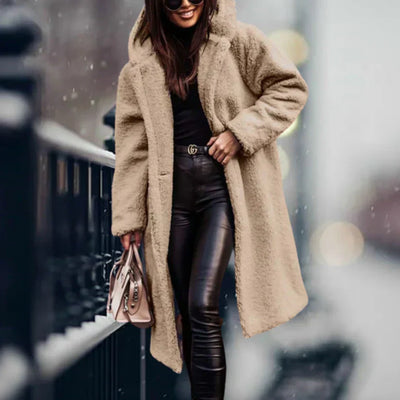 Manteau Long Teddy Hiver Luxe - Chaleur et Style pour l’Hiver