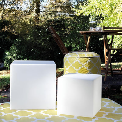 Lampe Cube Extérieure LED – Éclairage Moderne Rechargeable avec Télécommande