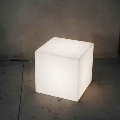 Lampe Cube Extérieure LED – Éclairage Moderne Rechargeable avec Télécommande