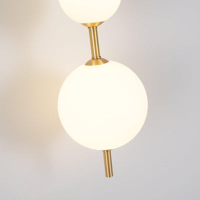 Applique Murale Verticale en Globe de Verre – Éclairage Élégant et Moderne