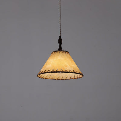 Suspension Bois et Tissu – Équilibre Naturel entre Élégance et Confort