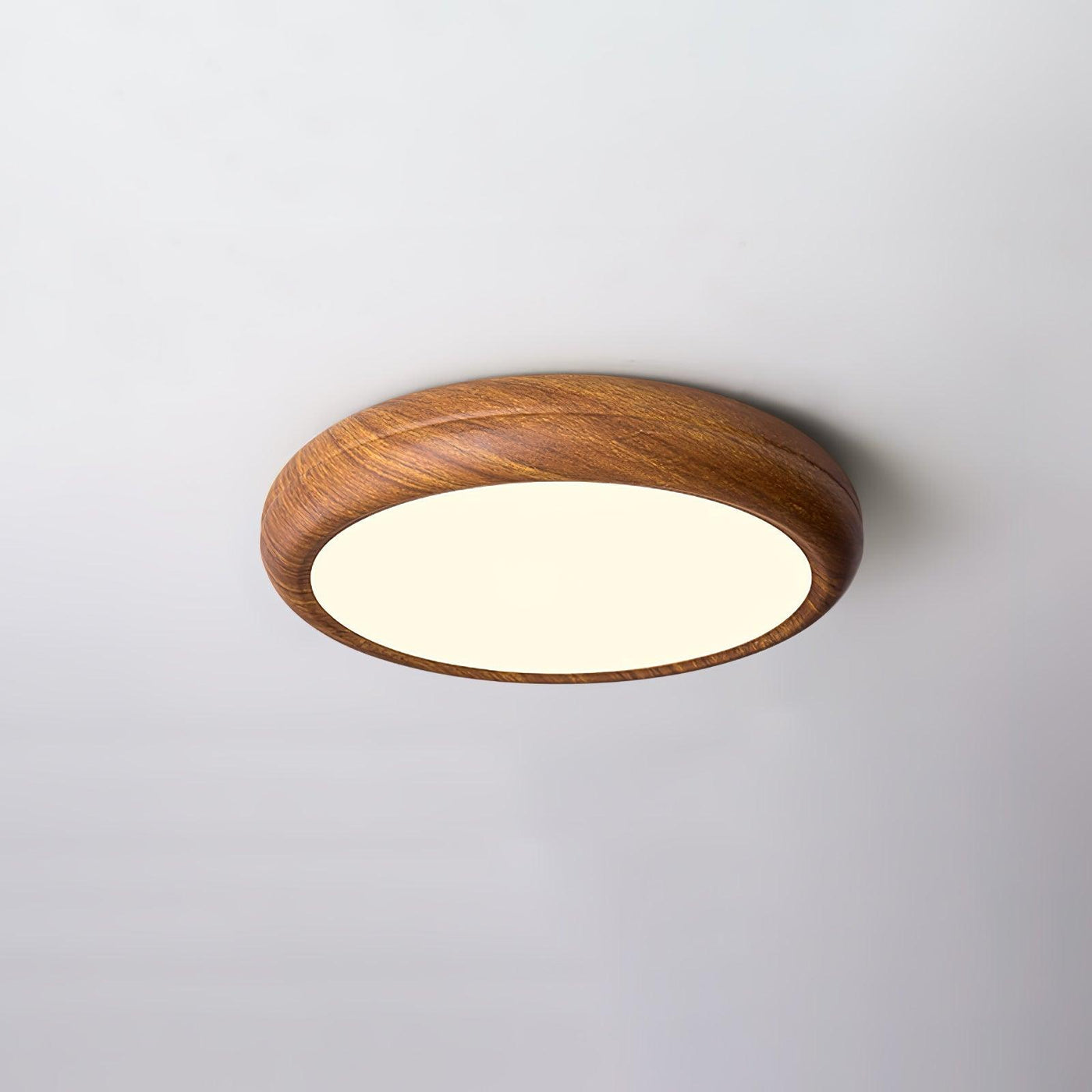 Plafonnier Rond en Bois et Acrylique – Élégance Moderne et Raffinée pour Votre Intérieur