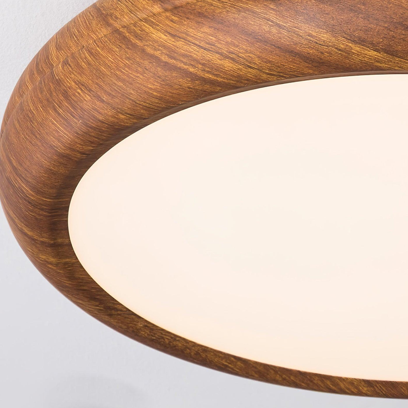 Plafonnier Rond en Bois et Acrylique – Élégance Moderne et Raffinée pour Votre Intérieur