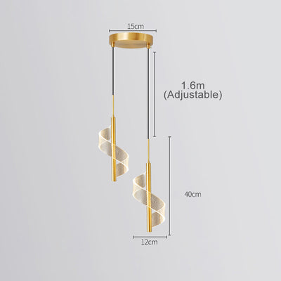 Suspension LED Moderne en Métal - Éclairage Contemporain Écoénergétique