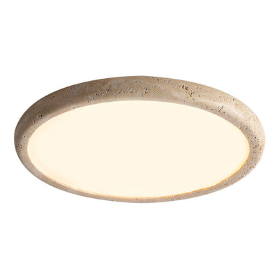 Plafonnier LED en Pierre Naturelle – Éclairage Élégant et Chaleureux pour Salon et Chambre