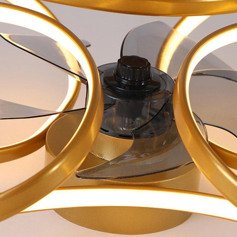 Plafonnier Ventilateur Moderne - Éclairage et Ventilation 2 en 1