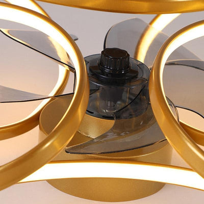 Plafonnier Ventilateur Moderne - Éclairage et Ventilation 2 en 1