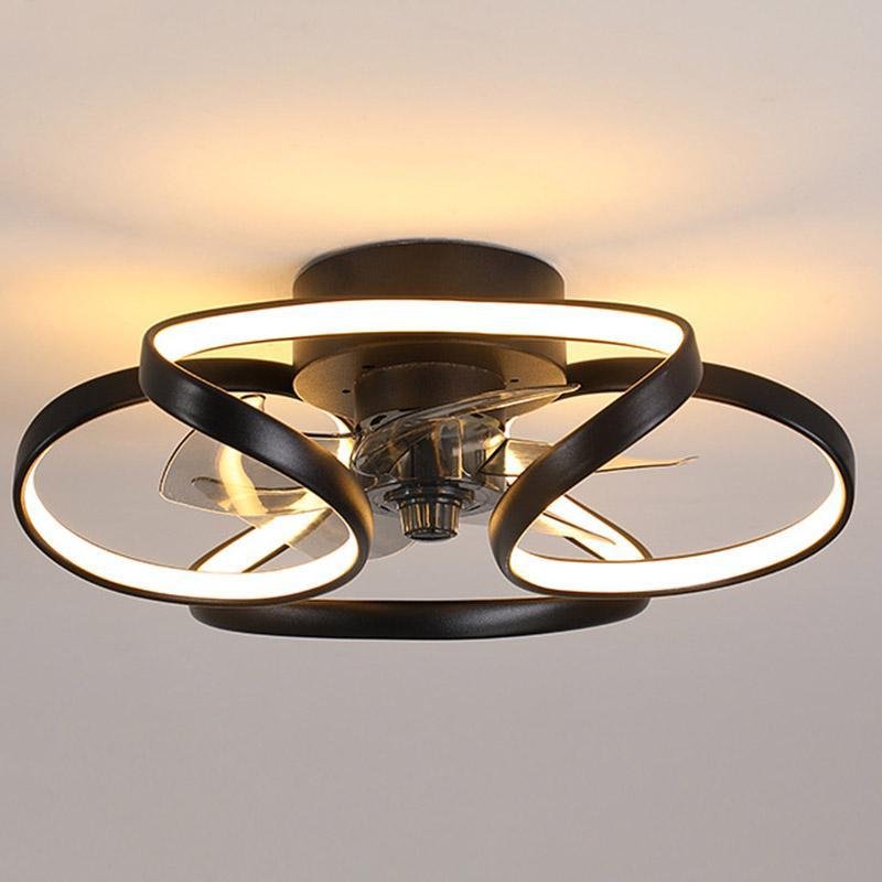 Plafonnier Ventilateur Moderne - Éclairage et Ventilation 2 en 1