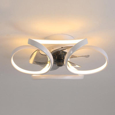 Plafonnier Ventilateur Moderne - Éclairage et Ventilation 2 en 1