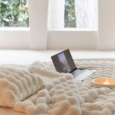 Plaid WarmWol – Couverture Ultra-Douce en Laine Polaire, Chaleur Exceptionnelle pour Toutes Saisons