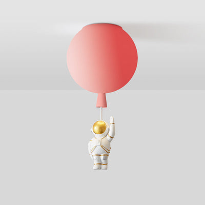 Lampe LED Moderne Lune Astronaute - Suspension Éclairante Unique pour Chambre