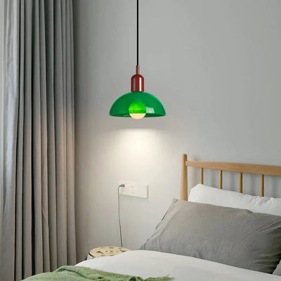 Suspension en Verre LED - Lampe Moderne avec Forme Élegante, Éclairage LED, 40W